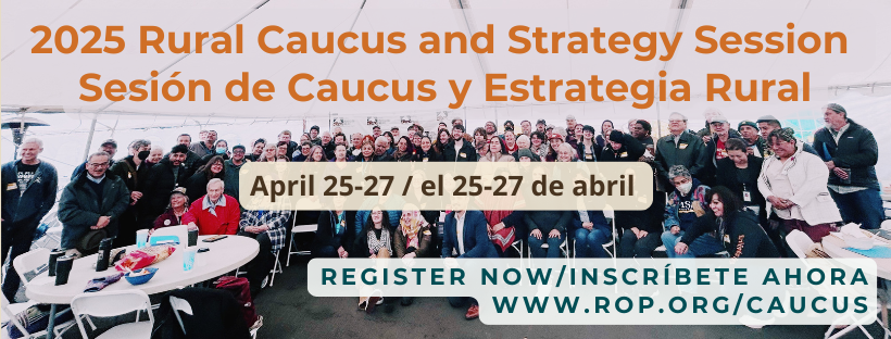 KTA: Register Your Group for the Rural Caucus and Strategy Session! 